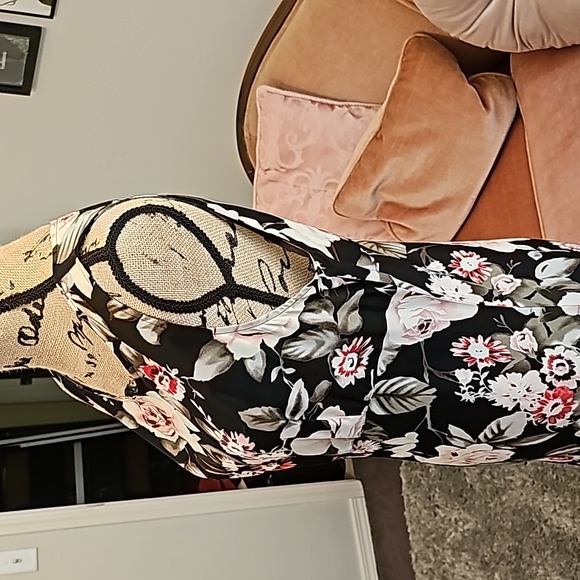 Vintage All That Jazz Floral Dress - Picture 7 of 11